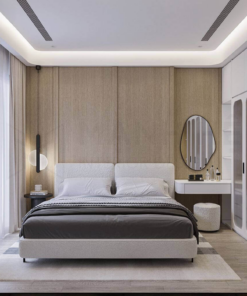 Combo Phòng Ngủ Master "Elegant Wood" - Gỗ MDF Melamine vân gỗ sồi thanh lịch.