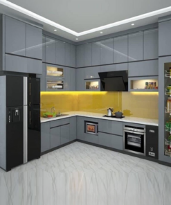 Tủ bếp chữ L sang trọng cho nhà phố TB-29