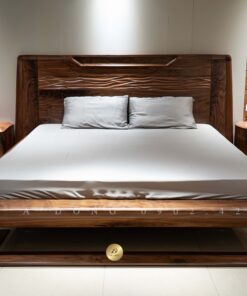 Giường ngủ gỗ óc chó cao cấp