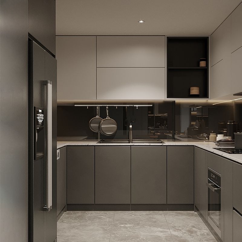 Tủ Kệ Bếp Gõ Đỏ Có Bàn Đảo - TB2029